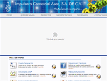 Tablet Screenshot of impulsoraasea.com